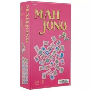 Hobby Lobby Pink Mahjong Set with Gold Accents